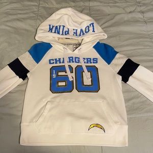 NFL CHARGERS Victoria’s Secret Cropped Hoodie